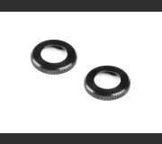 XRAY 308355-K XLP Alu Shock Cap-Nut - Black (2)