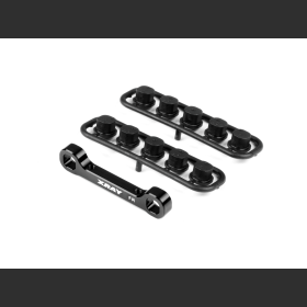 XRAY 352326 GT'22 Alu Front Lower Susp. Holder - Rear - Square Adj. Roll-C.