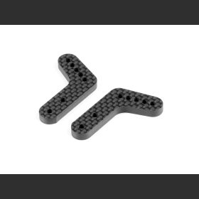 XRAY 353391 GT Graphite Rear Roll Center Upright Plate 4MM - V2 (2)