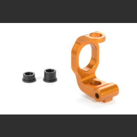 XRAY 302336 Alu C-Hub Front Block, Left - 2° DEG. - Orange