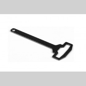 XRAY 361162 Graphite Front Upper Deck 2.0MM - 2WD