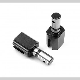 XRAY 355070 Center Diff Outdrive Adapter - HUDY Steel (2) --- Replaced with #355071