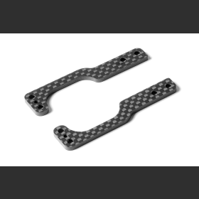 XRAY 373524 X1'20/X1'21 Graphite Rear Wing Holder Side Plate 2.5MM (L+R)