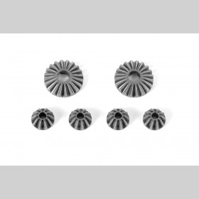 XRAY 355031 Steel Diff Bevel & Satellite Gears - V2 (2+4)