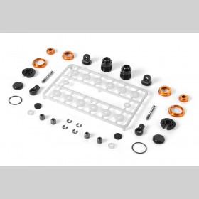 XRAY 308308 ULP Alu Shock Absorber-Set - Orange (2)