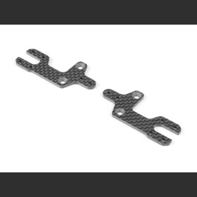 XRAY 346138 X8 CARBON FRONT UPPER SUSPENSION PLATE (L+R)