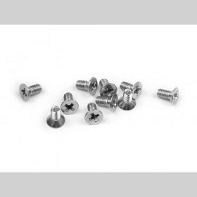 XRAY 910255 Screw PHILLIPS FH M2.5x5 - Stainless  (10)