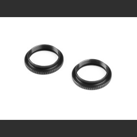 XRAY 308045-K XLP Alu Shock Adjustable Nut - Black (2)