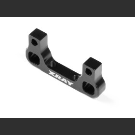 XRAY 333723 Alu Rear Lower 1-PIECE Suspension Holder - Rear - Black - RR