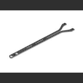 XRAY 301086 X4F CARBON UPPER DECK - SPLIT REAR - OPEN - 2.0MM