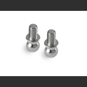 XRAY 302434 ANTI-ROLL BAR STEEL BALL END 3.8MM WITH 2.5x4MM THREAD (2)