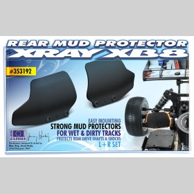 XRAY 353192 XB8 Composite Rear MUD Protector (L+R)