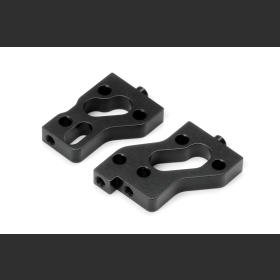 XRAY 336233 Alu Radio Plate Mounts - Black - Swiss 7075 T6 (L+R)
