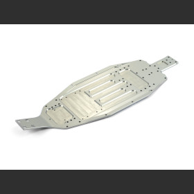 XRAY 321124 XB2 ALU CHASSIS - 2.5MM - MID-SIZE - REAR WIDE - SWISS 7075 T6
