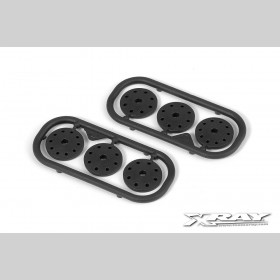 XRAY 358032 Shock Piston Set 8-Hole (1.2, 1.3) 10-H. (1.1MM) - Derlin - V3