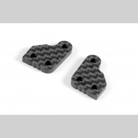 XRAY 322293 Graphite Extension For Steering Block (2) - 3 SLOTS