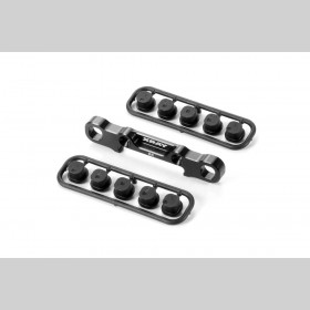 XRAY 353325 XB8 Alu Rear Lower Susp. Holder - Rear - RR - Swiss 7075 T6