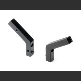 XRAY 302978 X4 ALU SHOCK HOLDER REAR FIXED FOR UNI BULKHEADS (2)