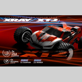 XRAY 320208 XT2C'24 - 2WD 1/10 ELECTRIC STADIUM TRUCK - CARPET EDITION