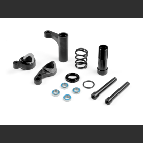 XRAY 352507 GT Servo Saver With Chassis Lock & Hard Spring - Graphite - Set