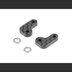 XRAY 376337 X1 CARBON SIDE BRACE ARM FOR 1-PIECE CHASSIS (2)