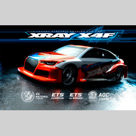 XRAY 300202  X4F - 1/10 Luxury Electric TC FWD