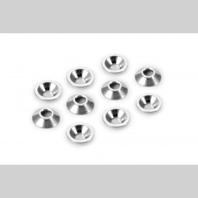 XRAY 352680 Alu Countersunk Shim For Ball Stud (10)