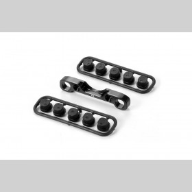 XRAY 352324 Alu Front Lower Susp. Holder - Rear - FR - Swiss 7075 T6 - V2