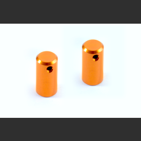XRAY 348660 Alu Fuel Tank Mount - Swiss 7075 T6 - Orange (2)