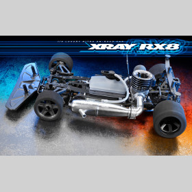 XRAY 340009  RX8'24 - 1/8 Luxury Nitro ON-ROAD Car