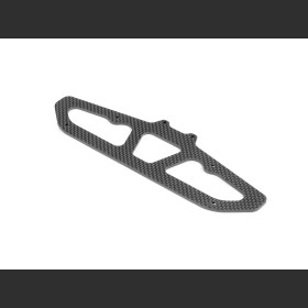 XRAY 371215 XP10 CARBON BUMPER LOWER HOLDER FOR 1-PIECE CHASSIS