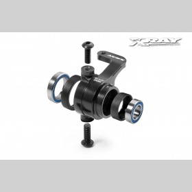 XRAY 352266 XB808 Alu Steering Block Left  - Swiss 7075 T6 - Hard Coated - Set - V2