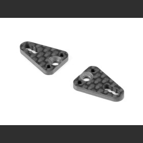 XRAY 371188 X1 CARBON PLATE FOR SIDE LINK WITH 2 PINS (2)
