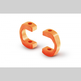 XRAY 305242 Drive Shaft Replacment Plastic Cap 3.5 MM - Orange - STRONG (4)