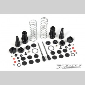 XRAY 358204 Rear Shock AbsorberS + BOOTS Complete Set (2)