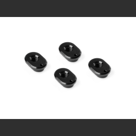 XRAY 302310 X4 Alu Caster Bushing Front 3° / Rear 0.5°/5.5° - 1 DOT (4)