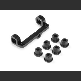 XRAY 332733 Alu Upper Arm Holder -  Right - Black - Swiss 7075 T6 - Set