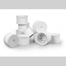 XRAY 369901 4WD Rear Wheel AeroDisk With 14MM HEX - White (10)