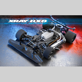 XRAY 340009  RX8'24 - 1/8 Luxury Nitro ON-ROAD Car