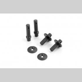 XRAY 361320 Body Mount, Battery Mount - V2 & Wing Shim (2)