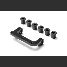 XRAY 342043 Alu Upper Arm Holder Left - Swiss 7075 T6 - Set