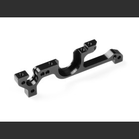 XRAY 332018 Alu Lower Bulkhead Front - Right - Black - Swiss 7075 T6