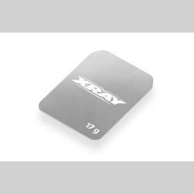 XRAY 326182 Stainless Steel Weight 17G - Front