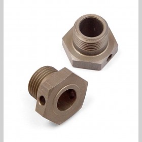 XRAY 355250 Alu Wheel Axle - Black Coated (2)