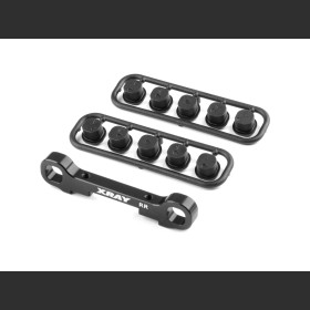 XRAY 353332 GT'23 Alu Rear Lower Susp. Holder - Rear - Square Adj. Roll-C.