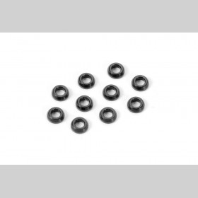 XRAY 362280-K Alu Conical Shim 3x6x2.0MM - Black (10)