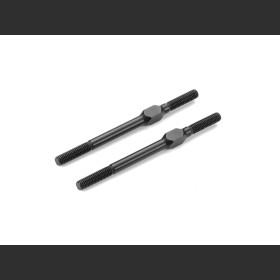XRAY 372615-K Alu Adj. Turnbuckle M3x51 MM - Swiss 7075 T6 - Black (2)