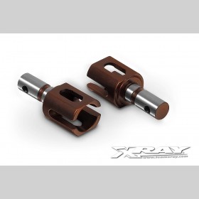 XRAY 355071 Center Diff Outdrive Adapter - Lightweight - HUDY Steel (2)
