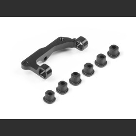 XRAY 342044 Alu Upper Arm Holder Left - Swiss 7075 T6 - Set