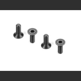 XRAY 913308 HEX SCREW 110 SFH M3x8 - CNC MACHINED - HUDY SPRING STEEL (4)